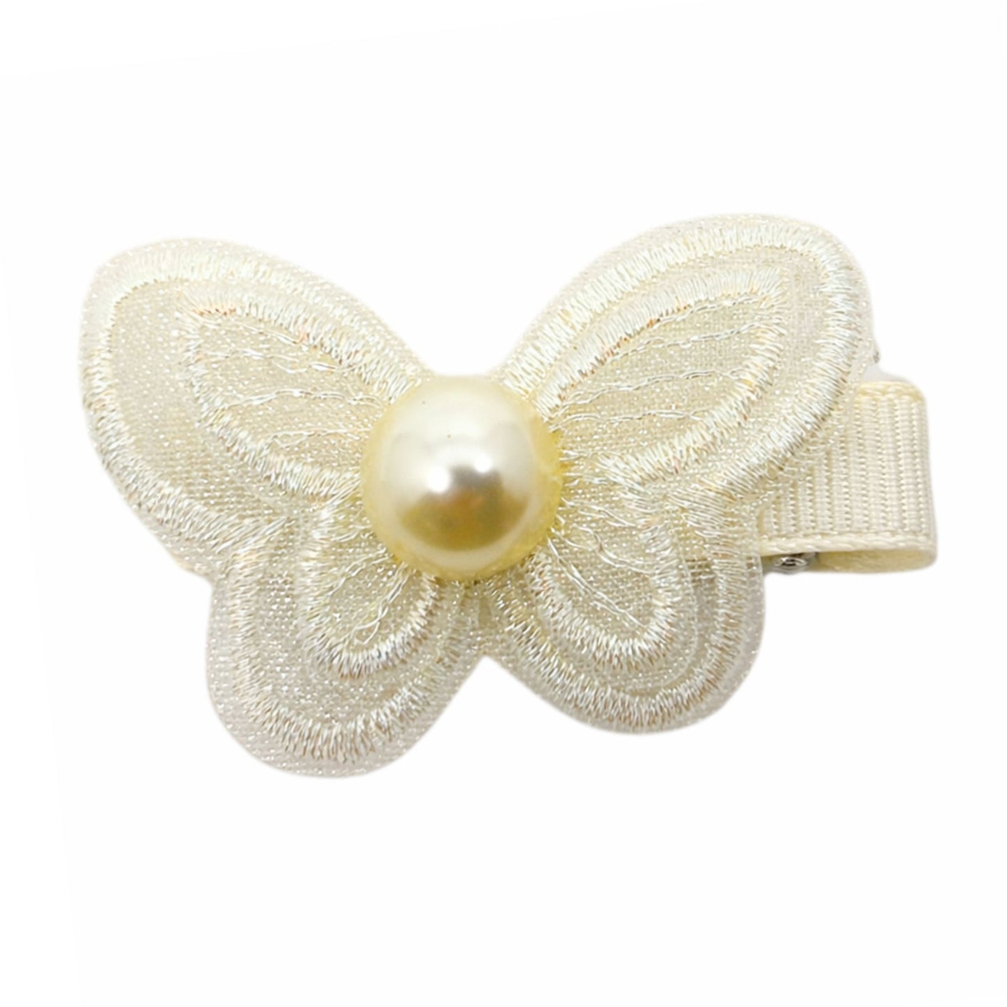 2" Sparkling Butterfly Alligator Hair Clips 1 Piece lifestyle use image