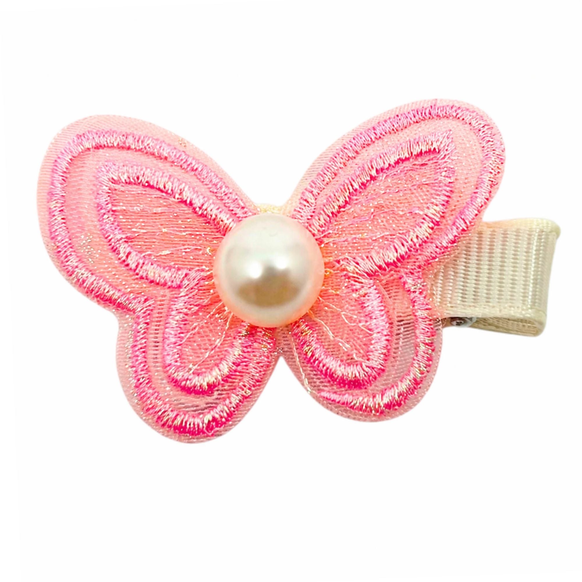 2" Sparkling Butterfly Alligator Hair Clips 1 Piece size and feature image