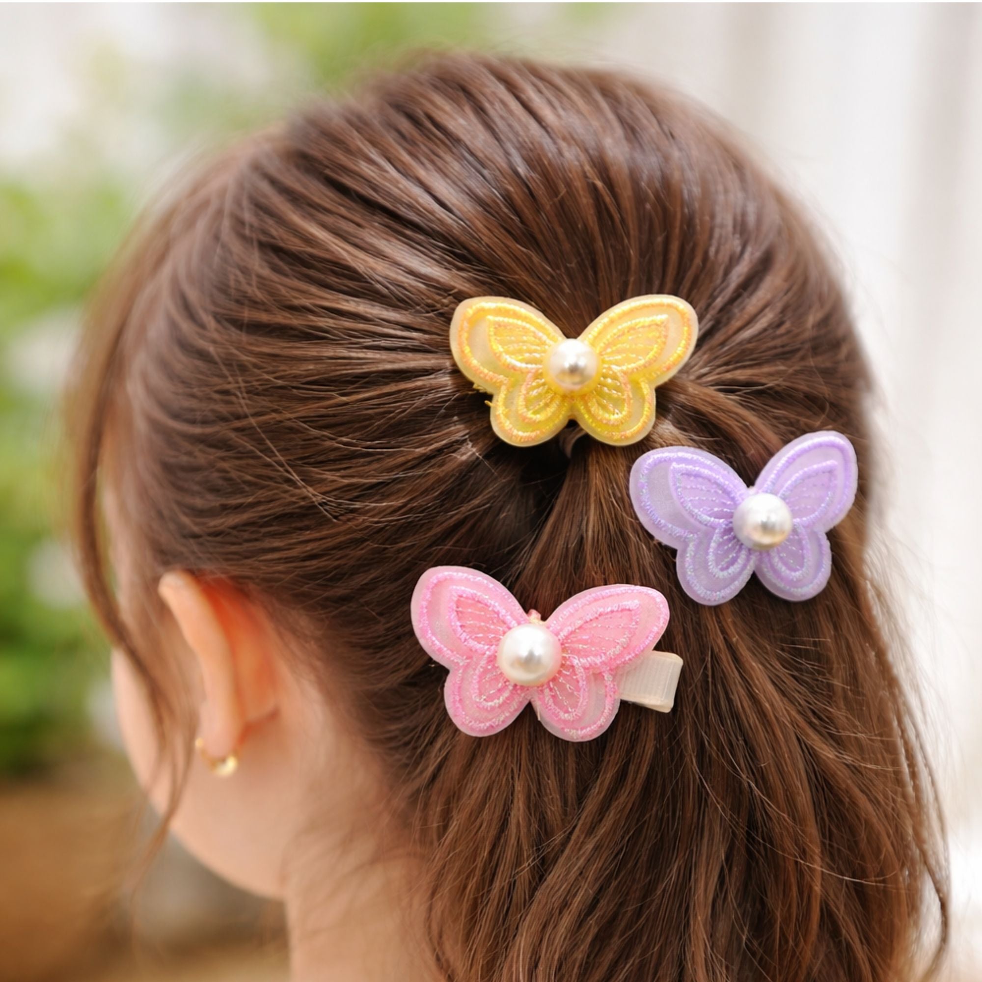 2" Sparkling Butterfly Alligator Hair Clips 1 Piece product image 9