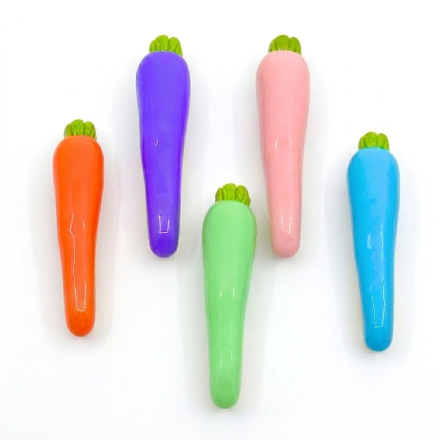 2.25" Fun Vegetable Shape Alligator Hair Clips for Kids main product image