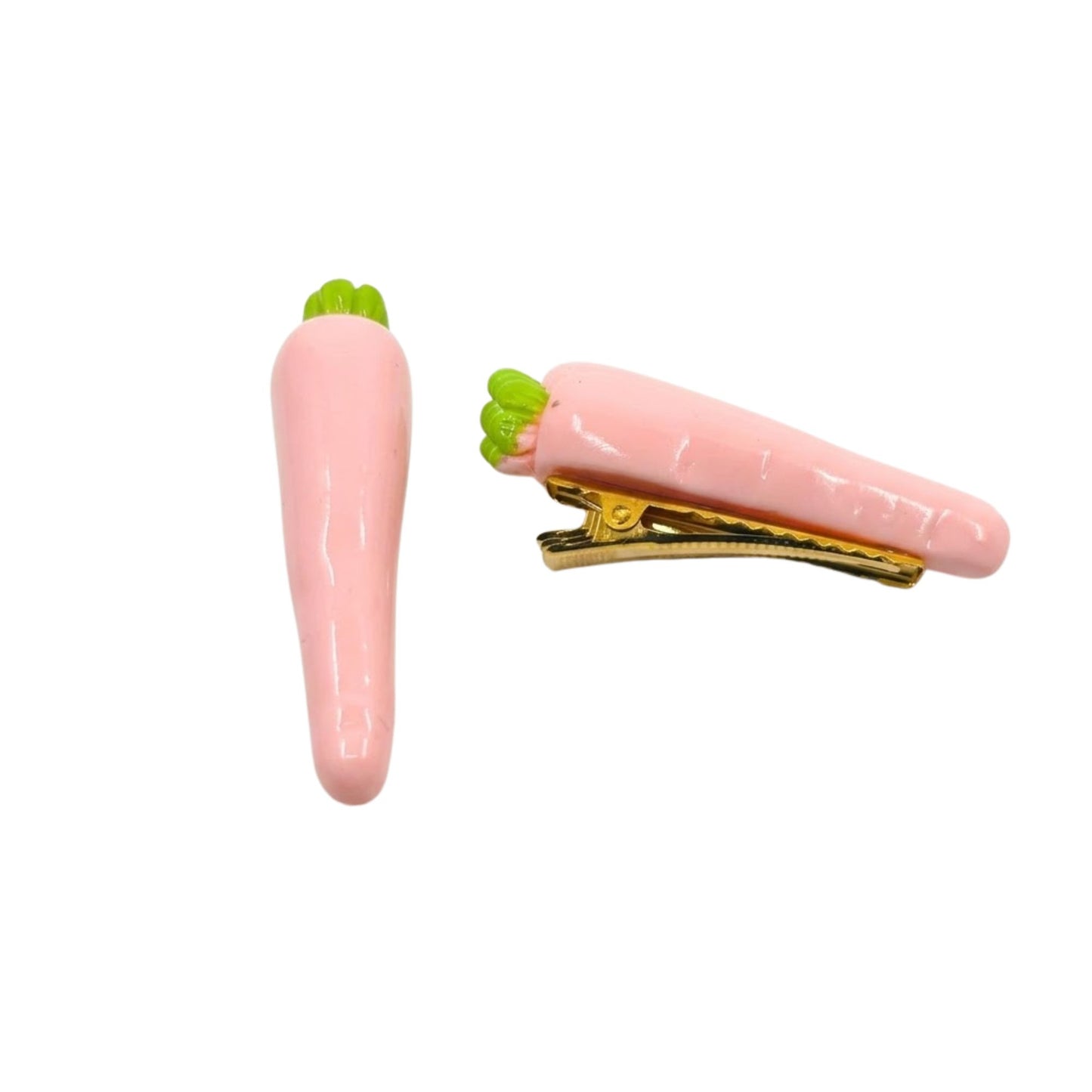 2.25" Fun Vegetable Shape Alligator Hair Clips for Kids product detail image
