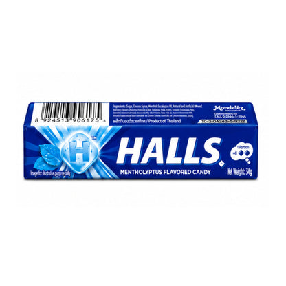 9 Pack Halls Assorted Throat Lozenges