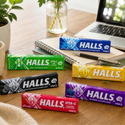 Halls Variety Lozenges Assorted Flavors 9 Pack