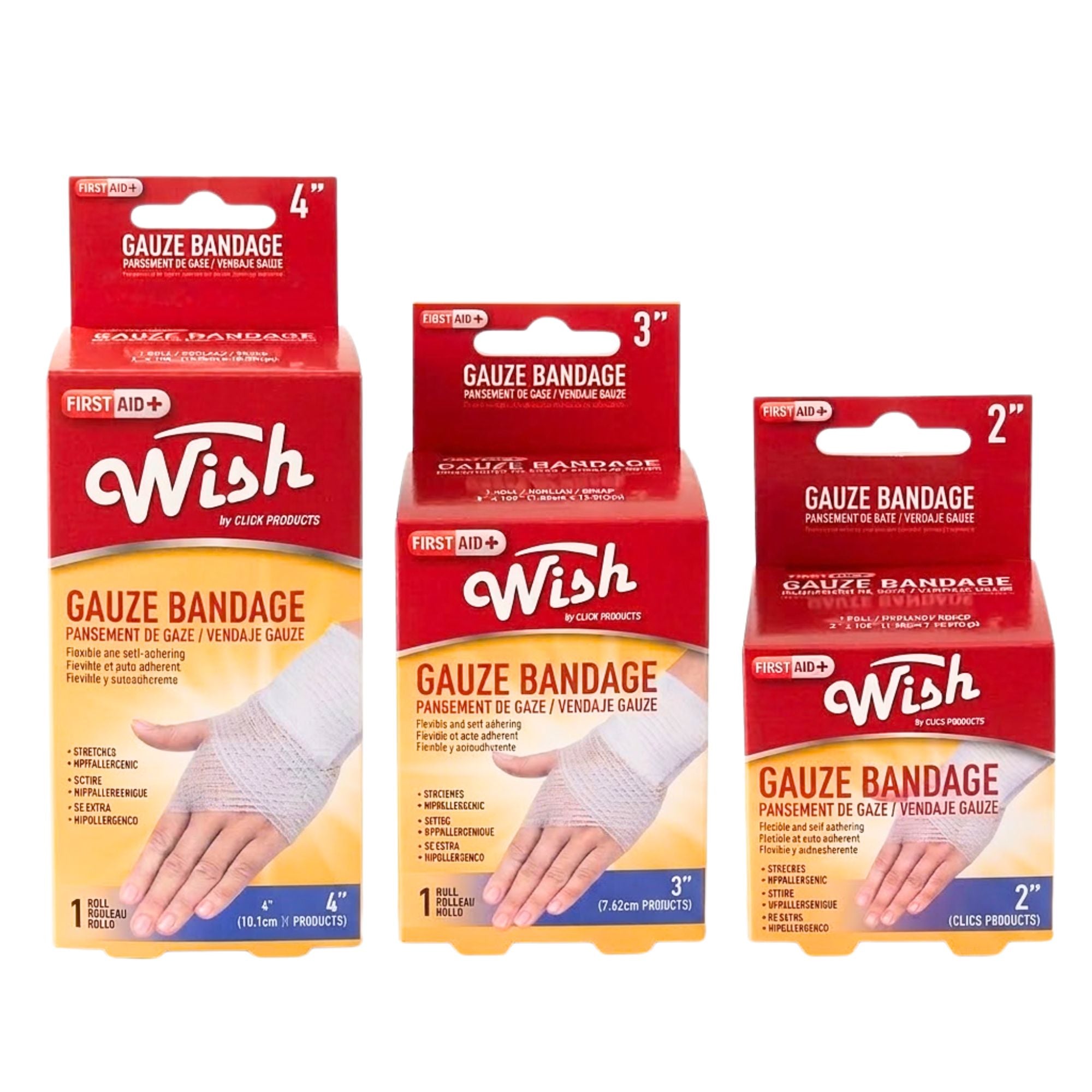 Wish Self Cling Bandage Gauze: 1 Pack Personal Care Safety main product image