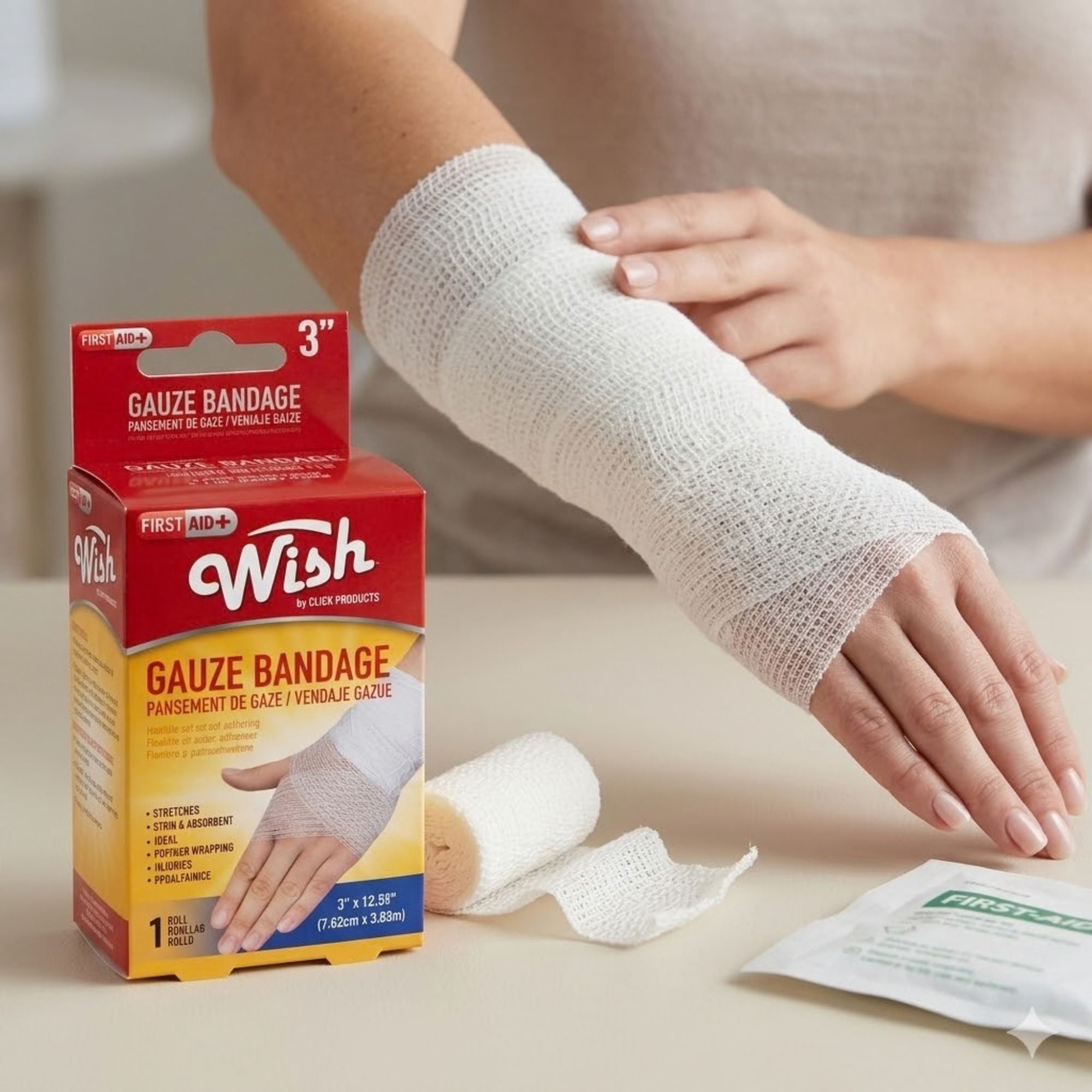 Wish Self Cling Bandage Gauze: 1 Pack Personal Care Safety product image 5