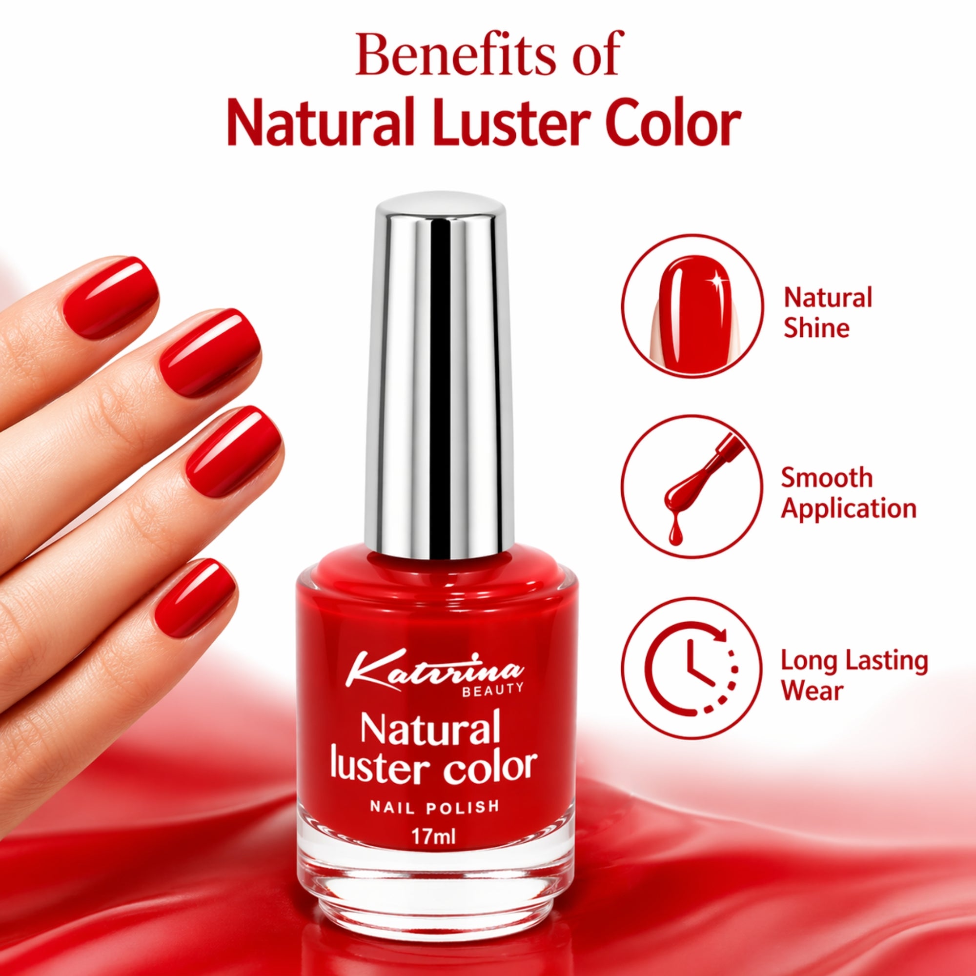 17ML Katerina Beauty Nail Polish Long Lasting Gloss Finish product image 27