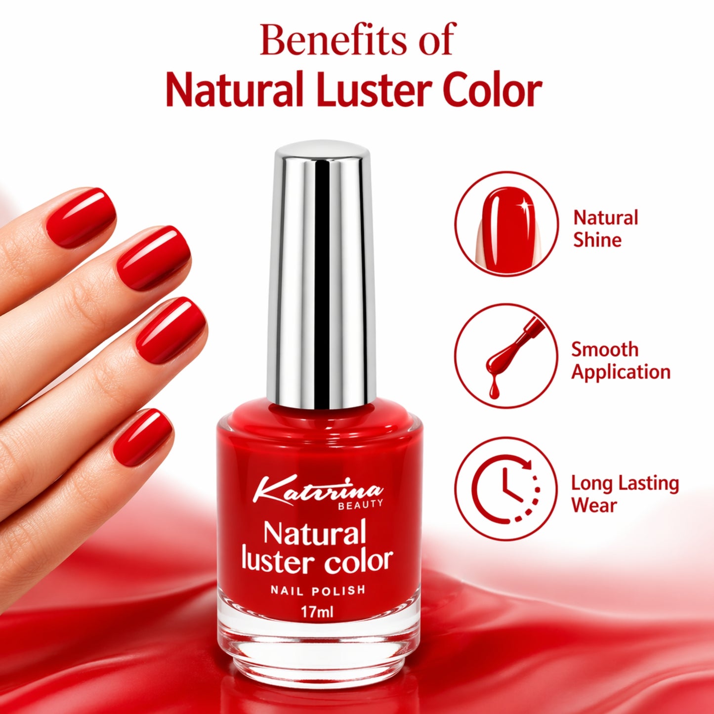 17ML Katerina Beauty Nail Polish Long Lasting Gloss Finish product image 27