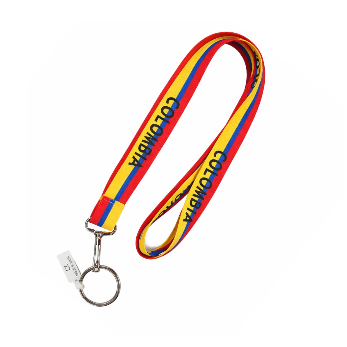 18" Colombia Flag Lanyard Neck Strap for Keys & ID Badges Lanyards Colombia Keychain Lanyards main product image
