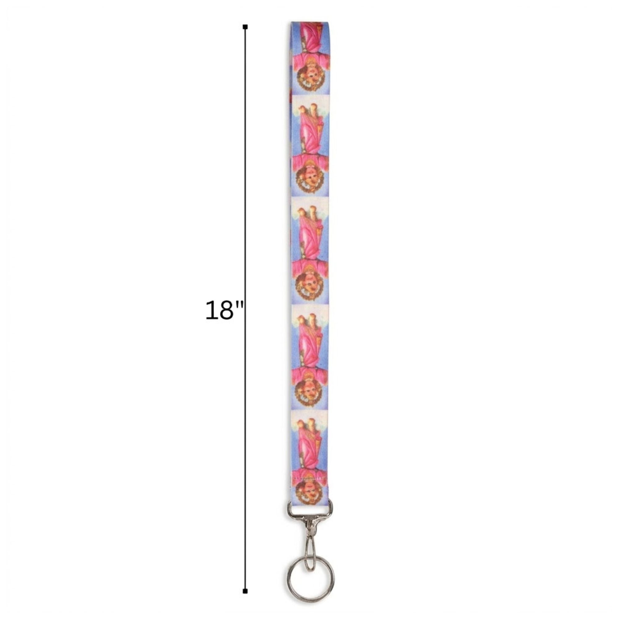 18" Printed Lanyard Neck Strap Keychain for Keys & IDs product detail image