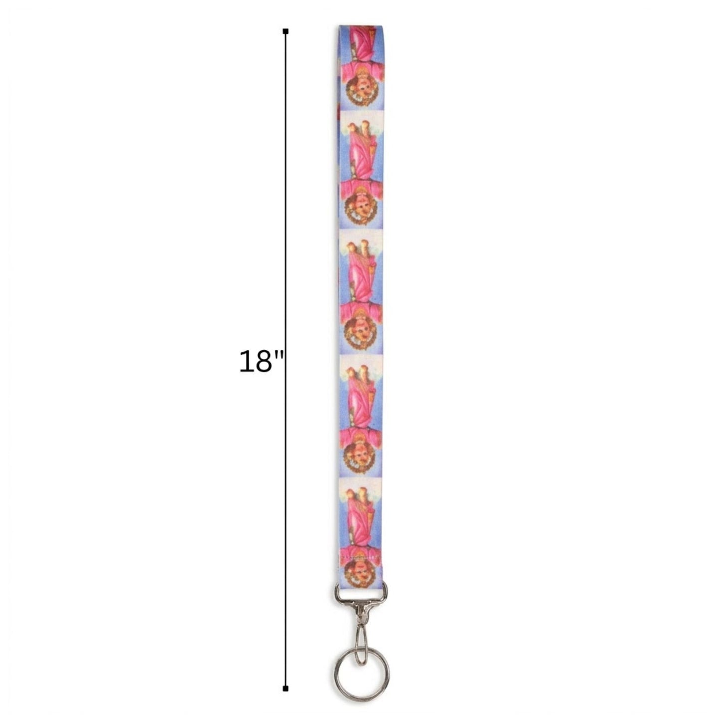18" Printed Lanyard Keychain Strap for Keys & IDs