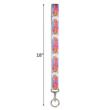 18" Printed Lanyard Keychain Strap for Keys & IDs