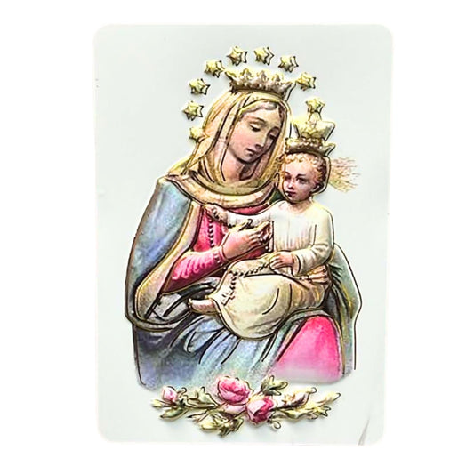 3x4 Virgin Mary with Child Religious Refrigerator Magnet