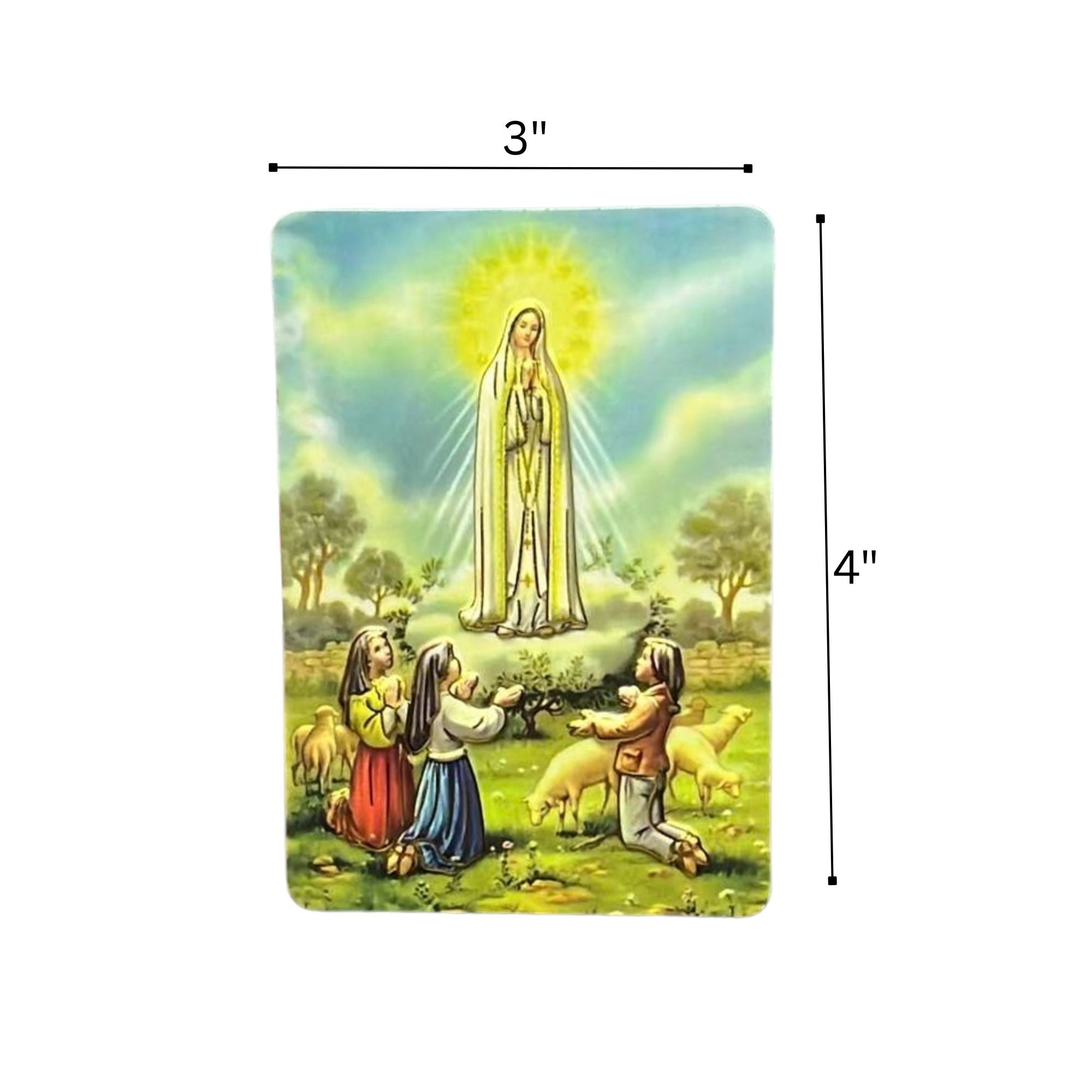 3x4 Our Lady of Fatima Refrigerator Magne Refrigerator Magnets Novelty product detail image