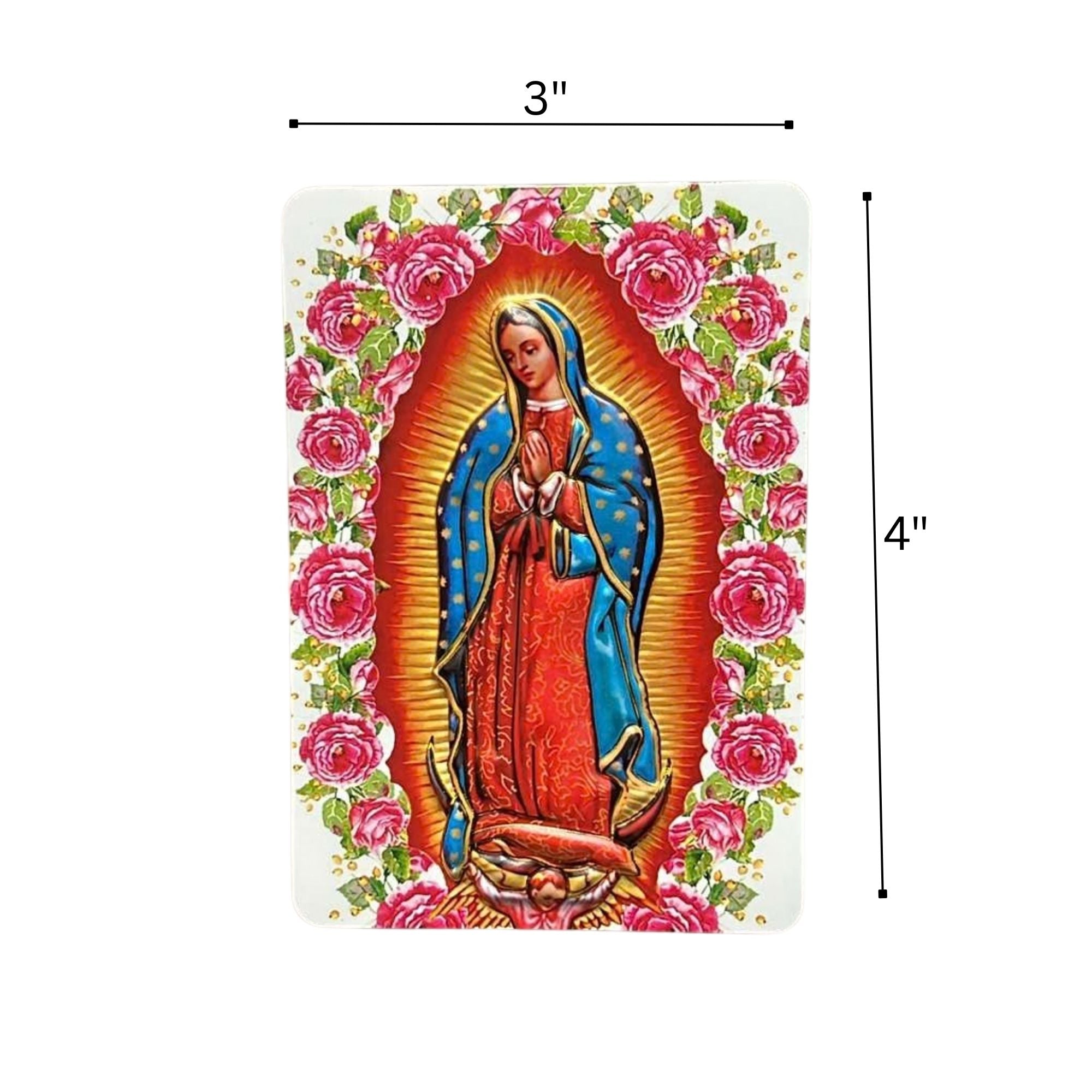 3x4 Our Lady of Guadalupe Refrigerator Magnet Refrigerator Magnets Novelty product detail image