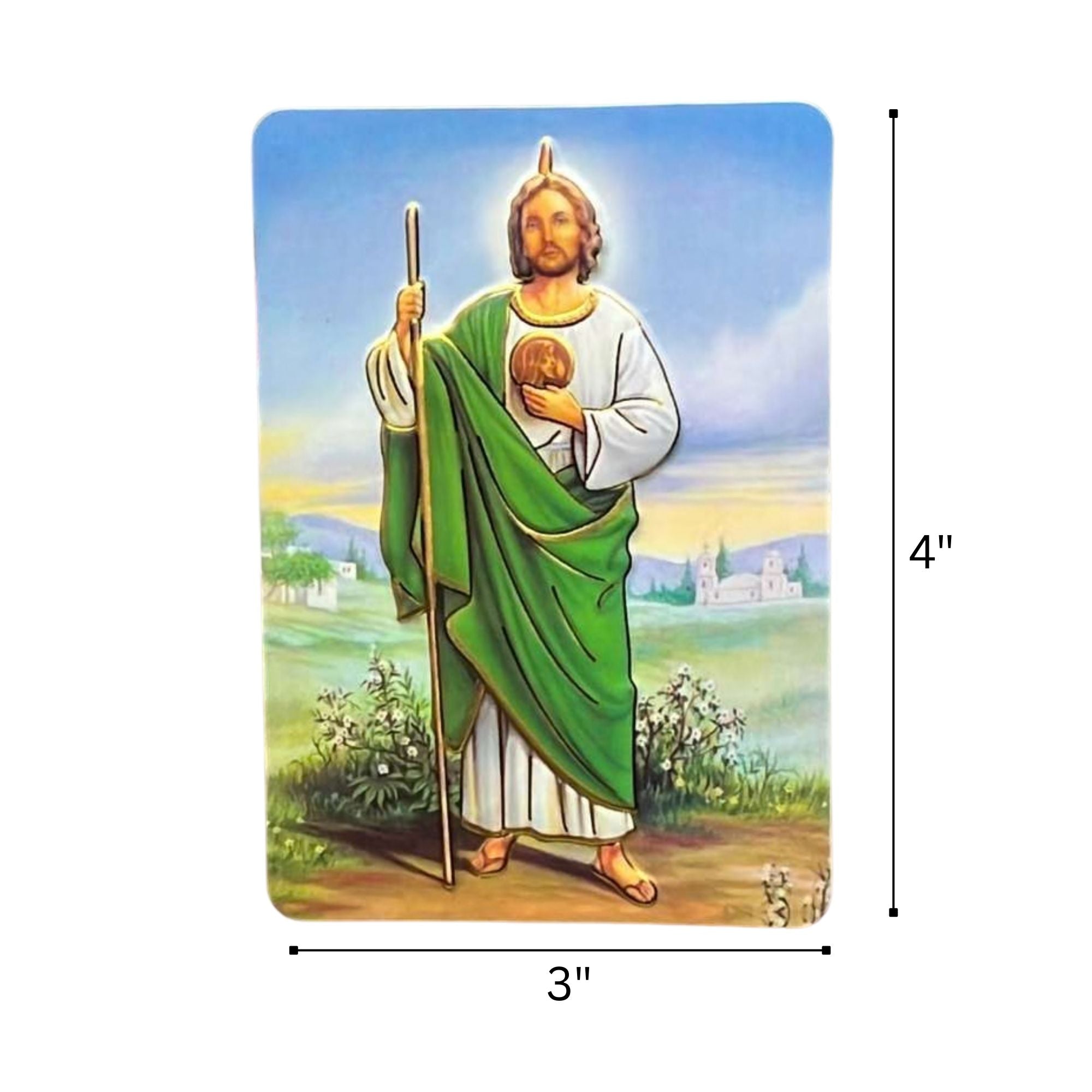 3x4 St. Jude Thaddeus Refrigerator Magnet Refrigerator Magnets Novelty product detail image