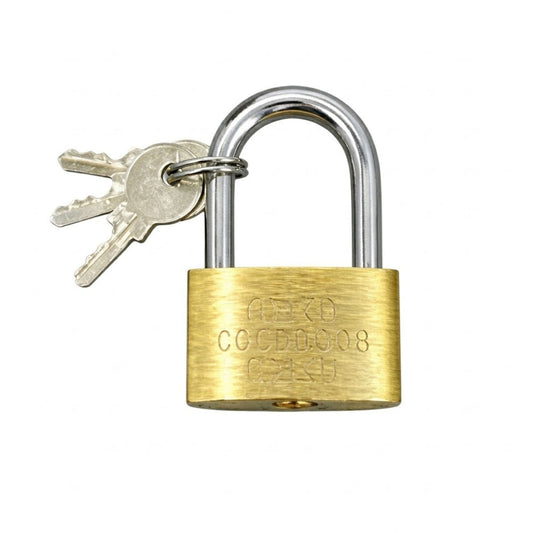 1.25" x 1.6" Solid Brass Padlock with 3 Keys Heavy Duty Lock main product image