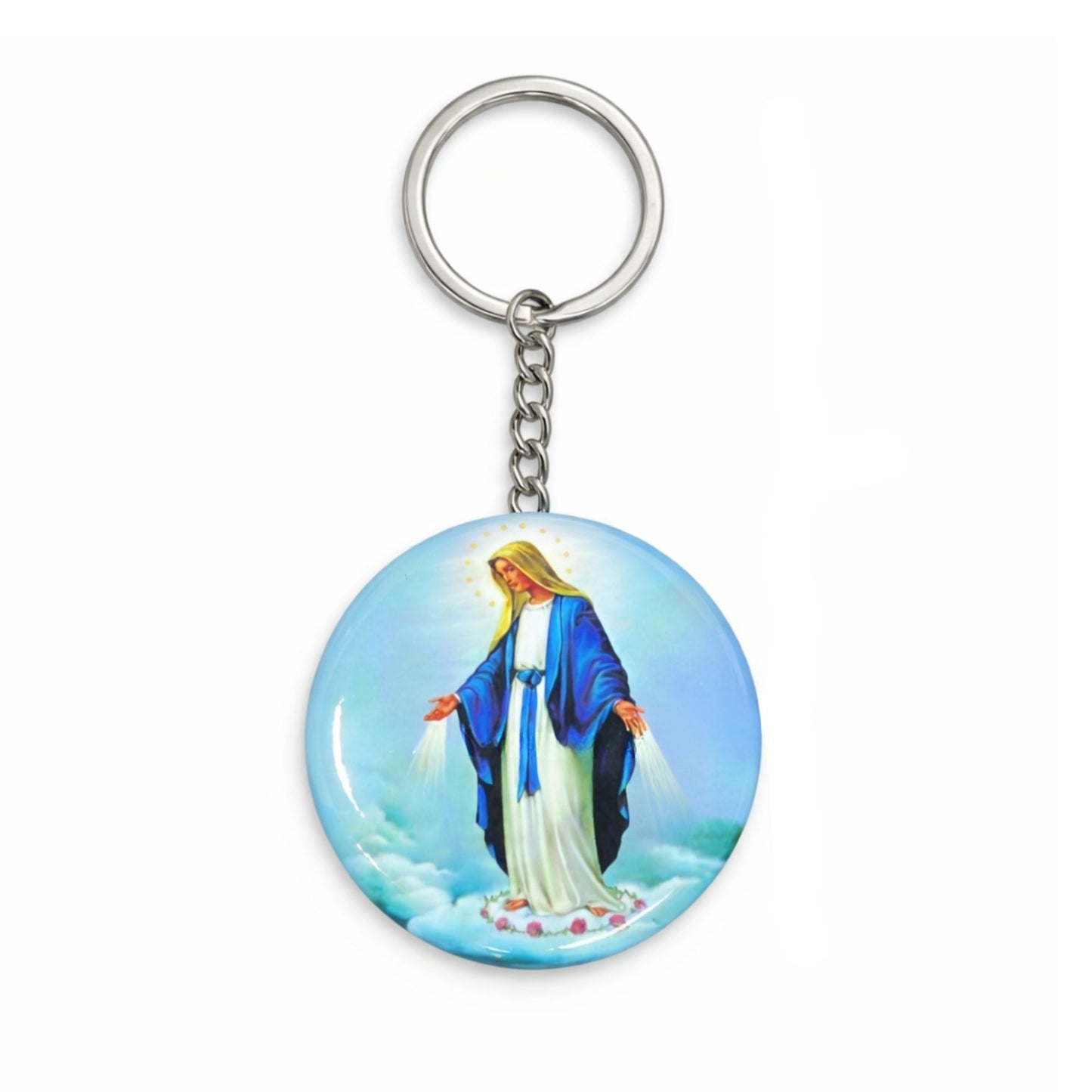 4.5" Saint Benedict Protection Keychain San Benito Faith Gift main product image