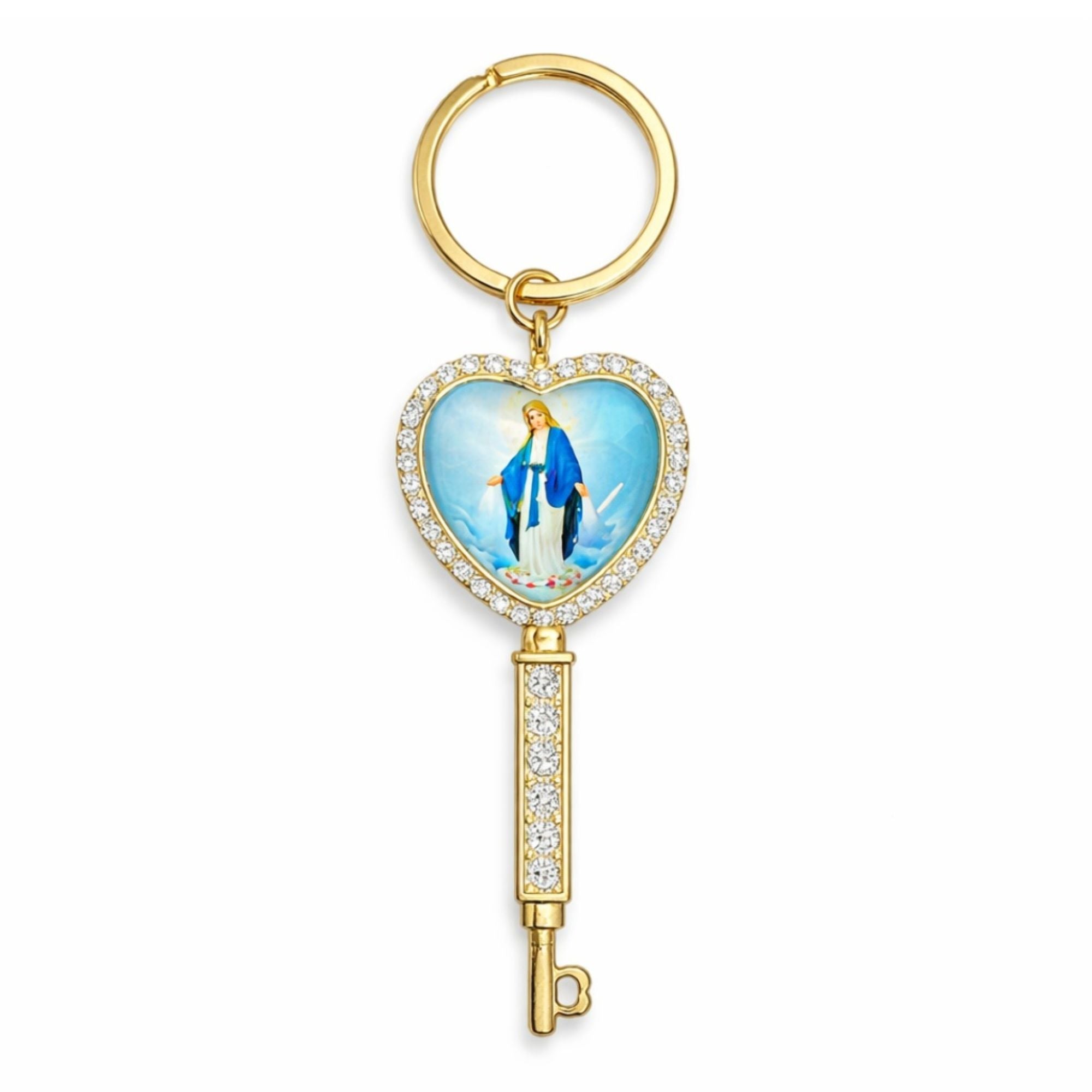 4.9" Sacred Heart of Jesus Keychain Religious Protection Gift main product image