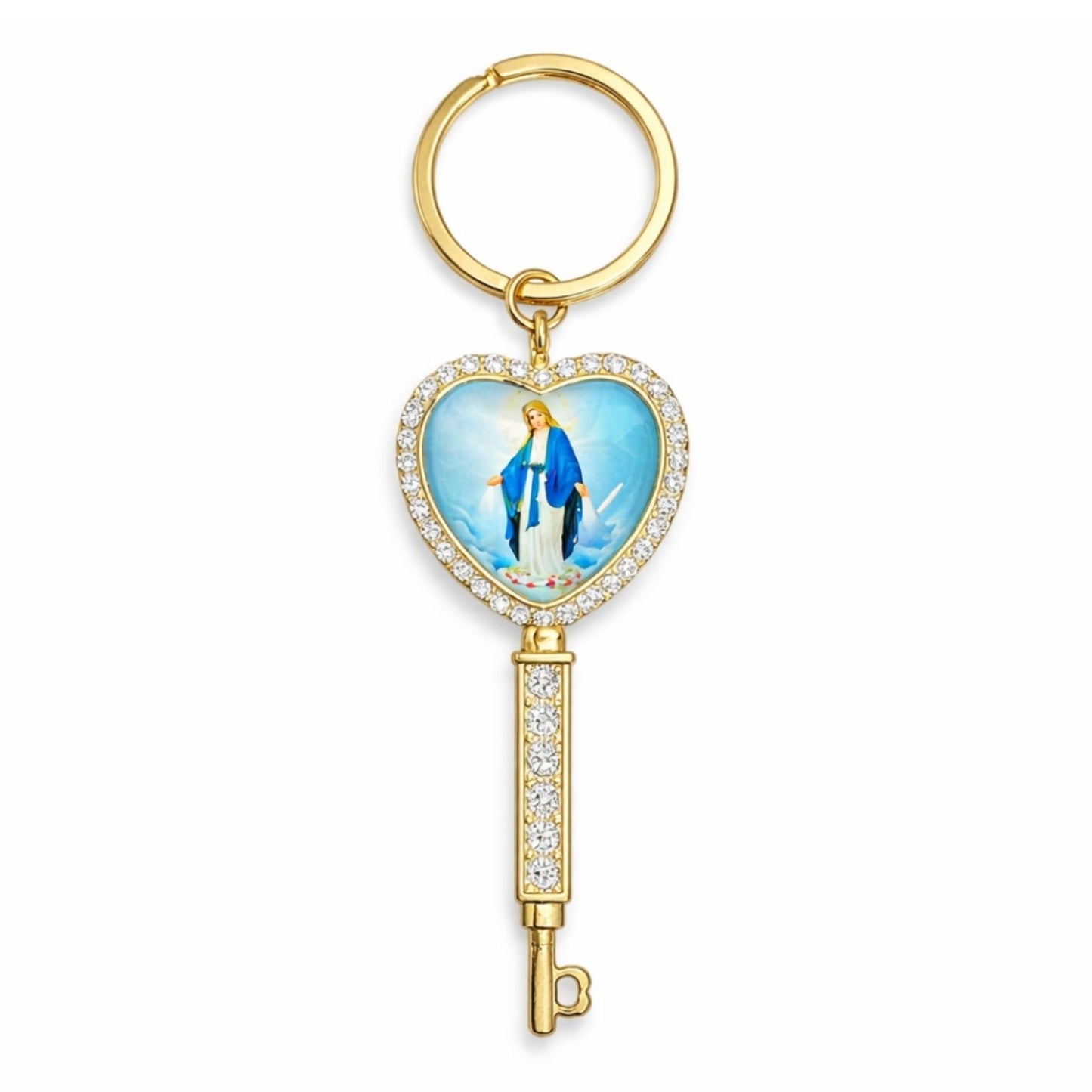 4.9" Sacred Heart of Jesus Keychain Religious Protection Gift main product image