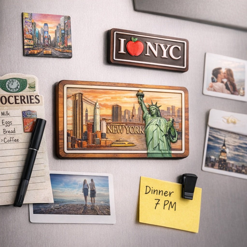 4.8" x 1.8" New York Embossed Magnet – NYC Souvenir Fridge Decor Souvenir Magnets product image 11