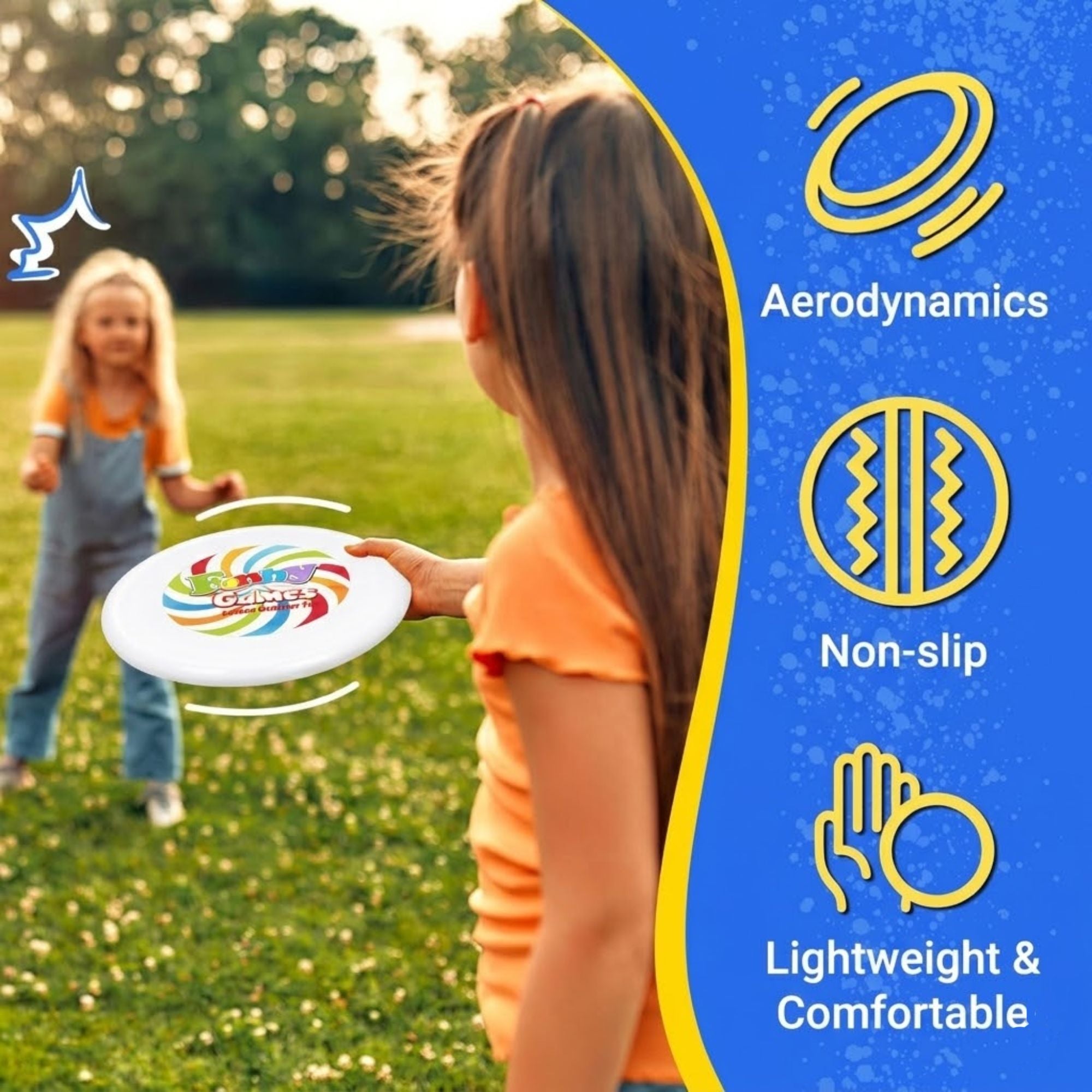 9" Diameter Premium Indoor & Outdoor Flying Disc Frisbee product image 9