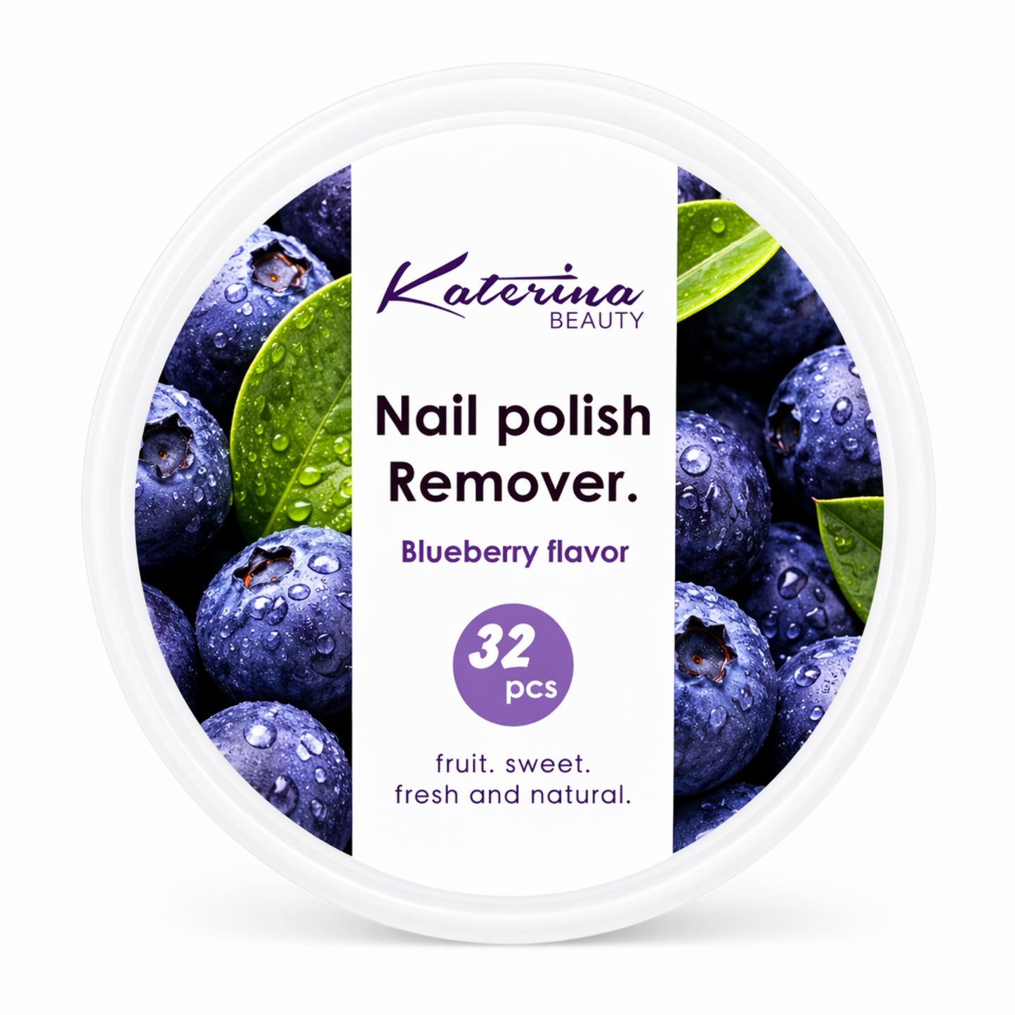 32 Count Gentle Nail Polish Remover Pads Scented