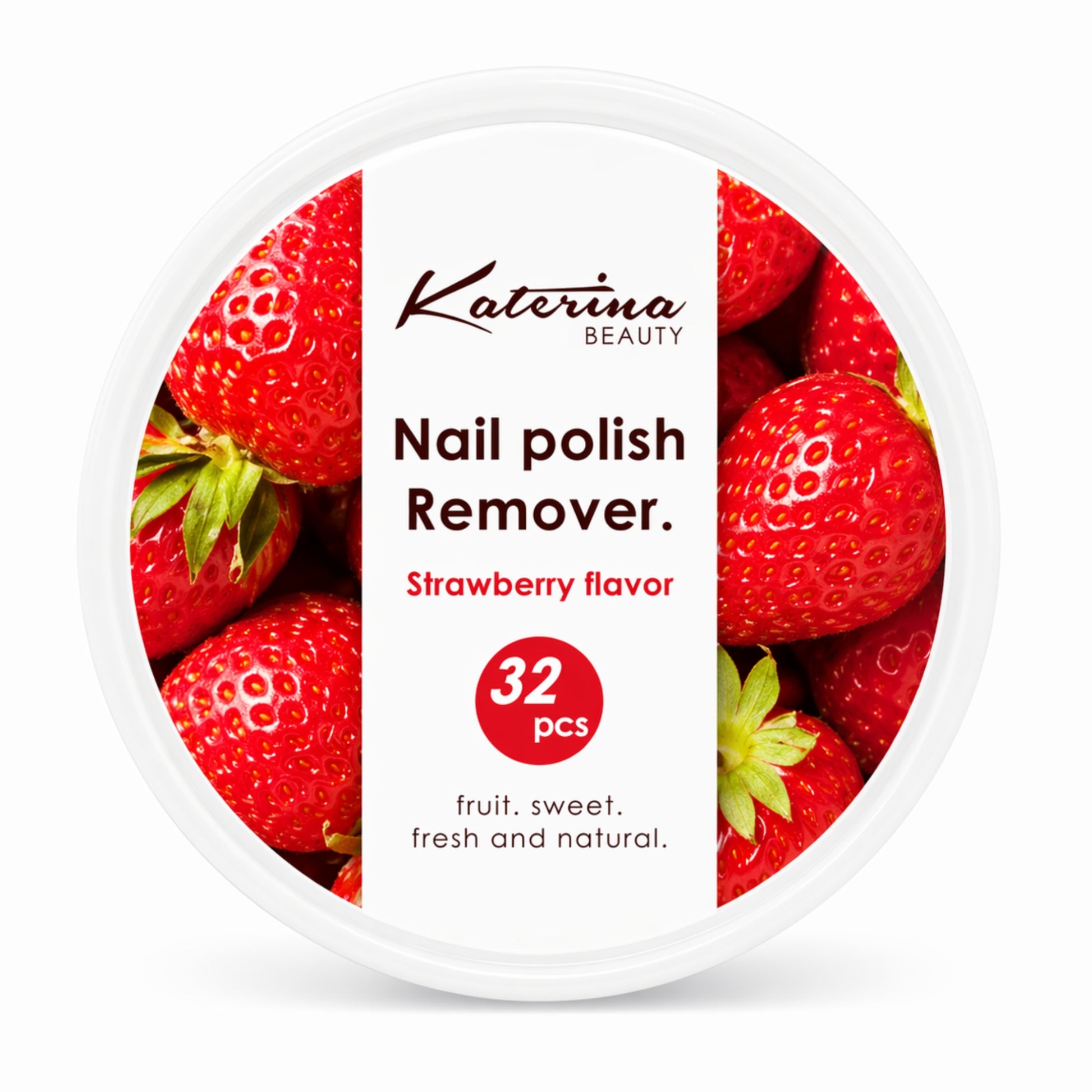 Nail Polish Remover Pads 32 Count with Gentle Scent