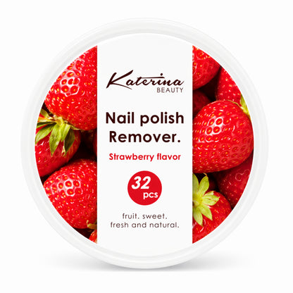 Nail Polish Remover Pads 32 Count with Gentle Scent