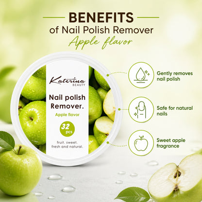 Scented Nail Polish Remover Pads 32 Count Gentle Use