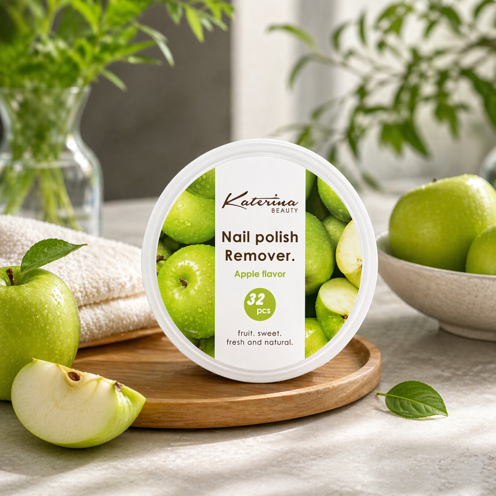 32 Count Nail Polish Remover Pads Gentle Scented product image 7