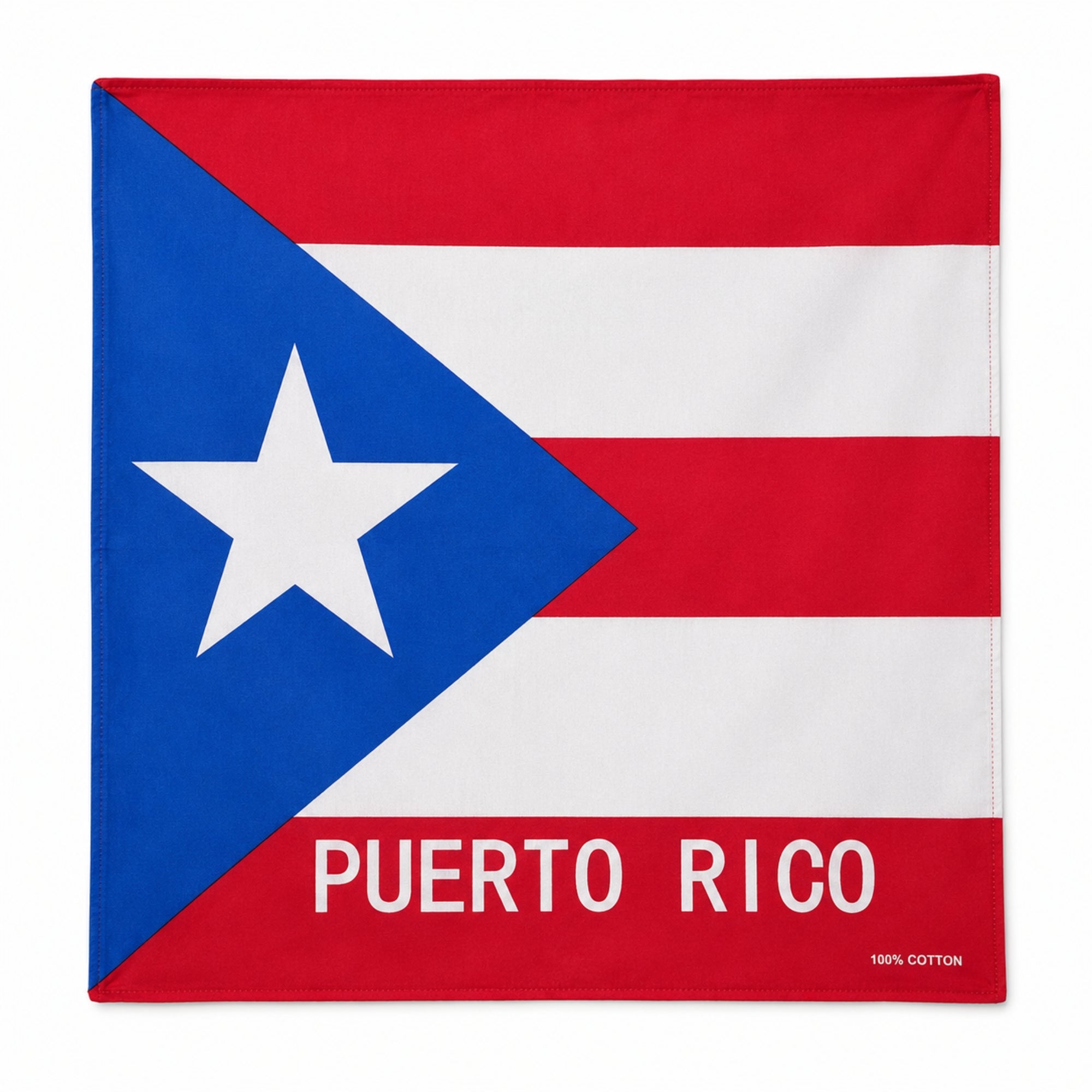 Premium Cotton Puerto Rico Flag Fashion Bandana
