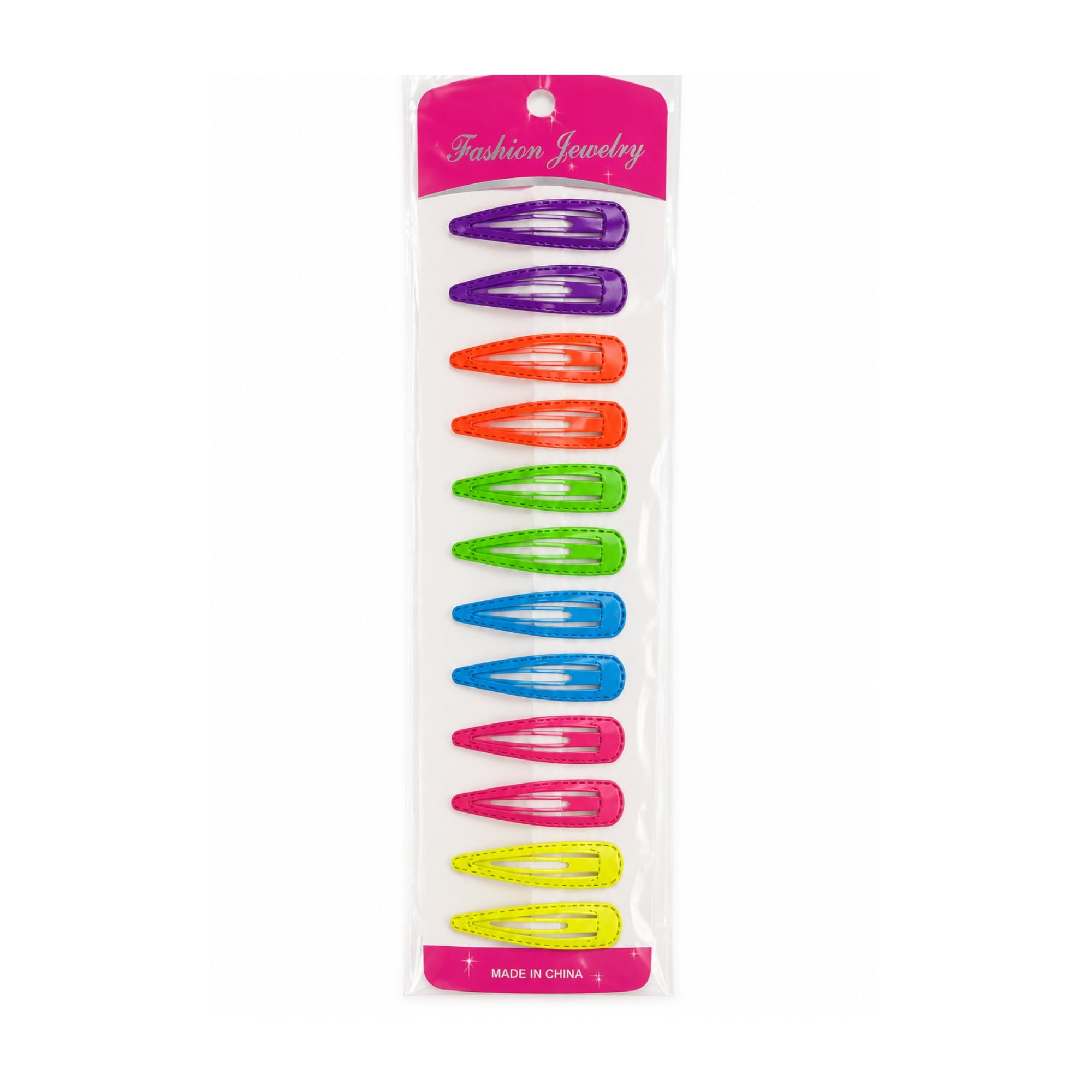 Cute Girls Hair Accessory Snap Clip Set 12PCS