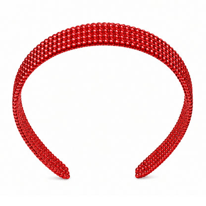 Stylish Plastic Headband with Glossy Bubble Design