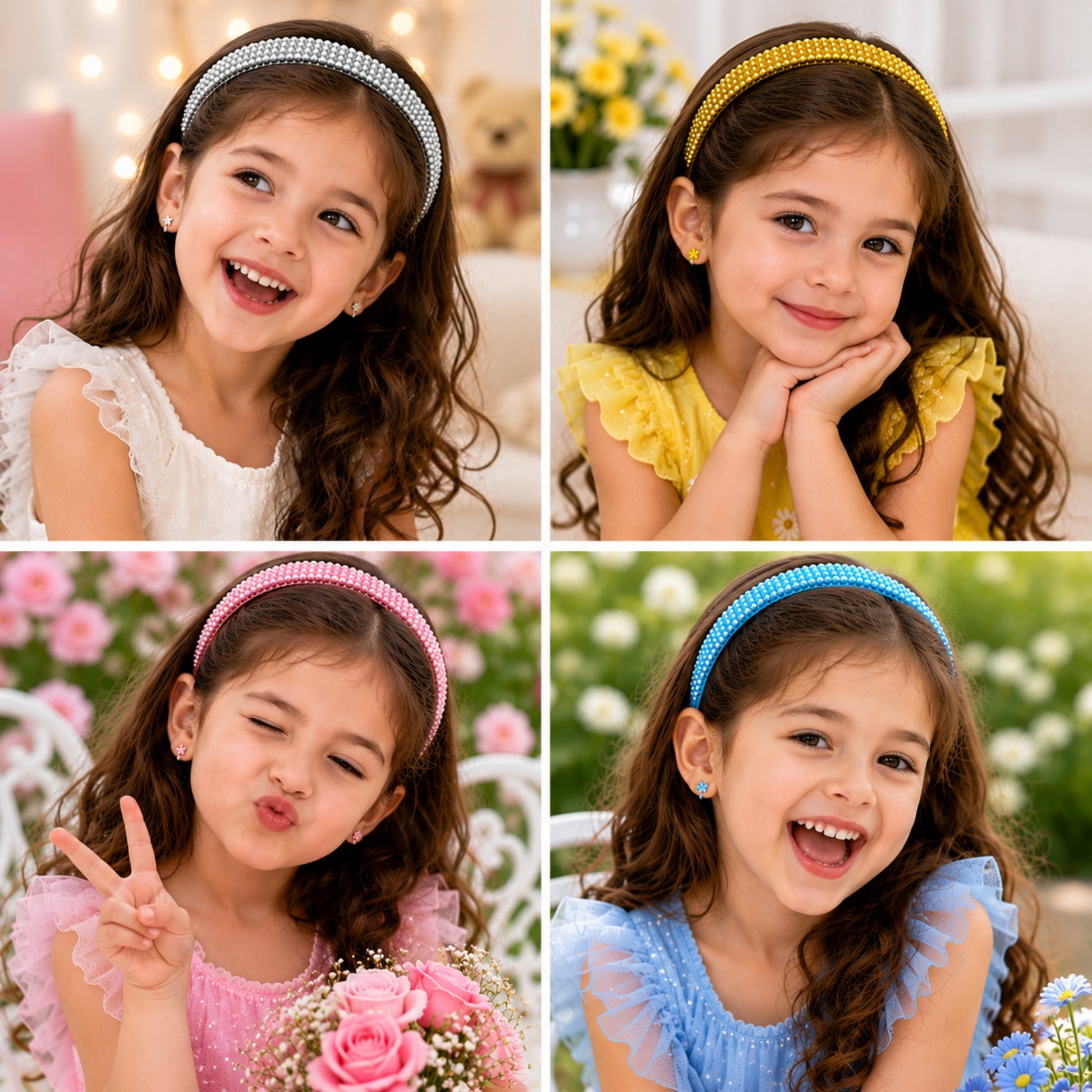 Fashionable Bubble Design Plastic Hair Headband