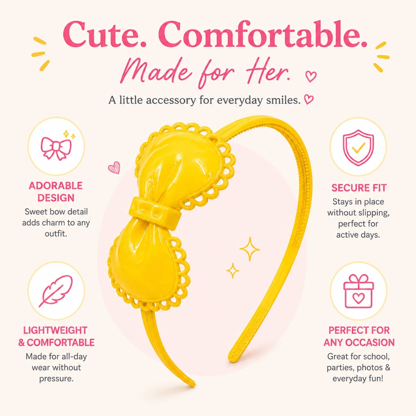 Trendy Bow Headband for Everyday Fashion Styling