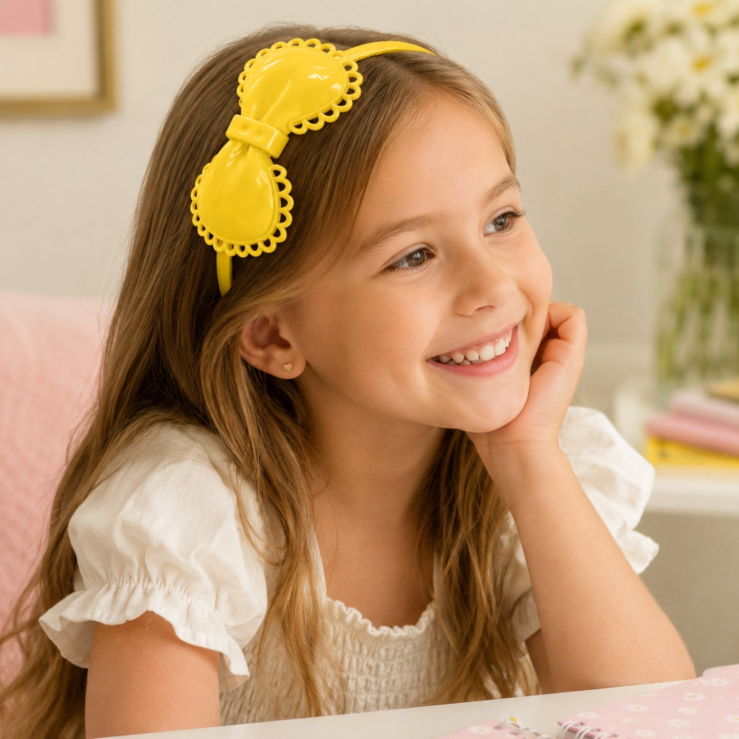 Lightweight Plastic Bow Headband Hair Accessory