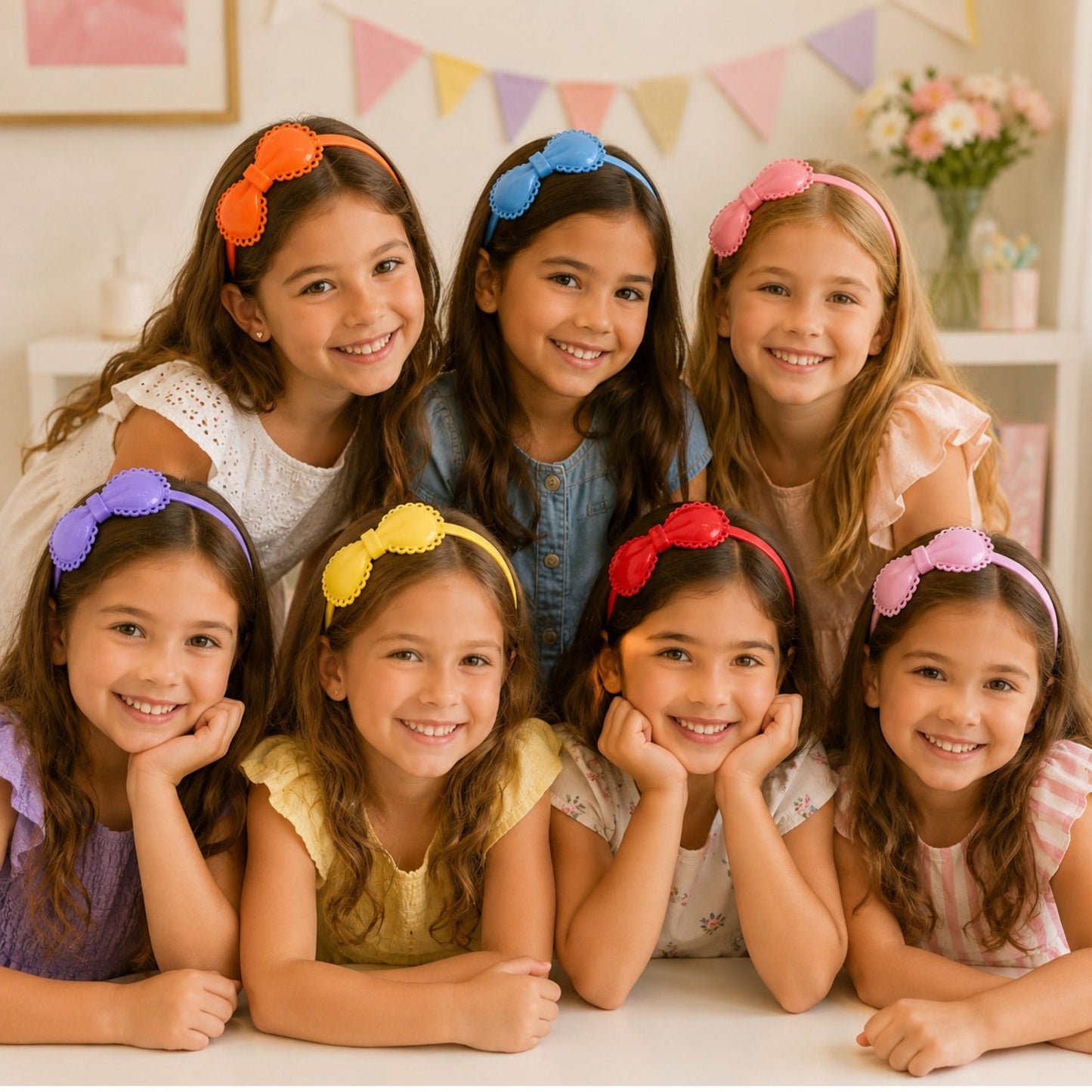 Girls Bow Hair Headband Cute Fashion Accessory for Kids