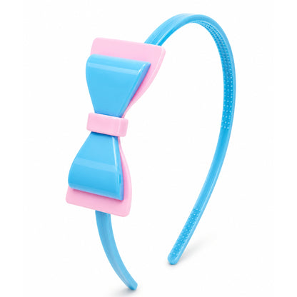 Glossy Bow Hair Headband Fashion Accessory