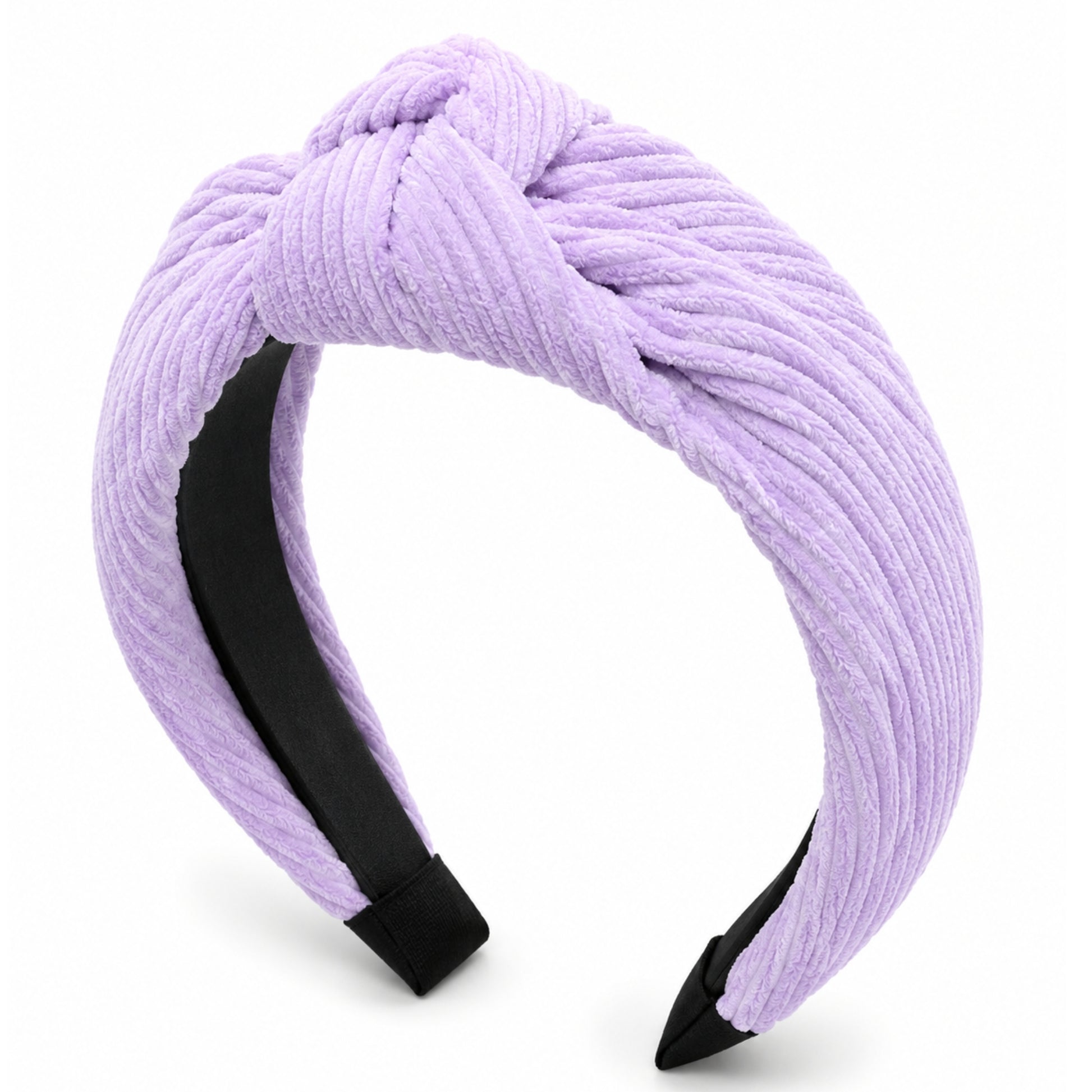 Knotted Hair Headband with Velvet Finish