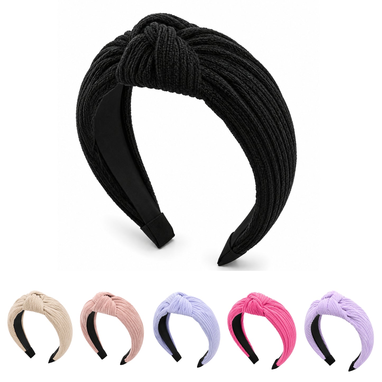 Knotted Velvet Headband for Everyday Fashion