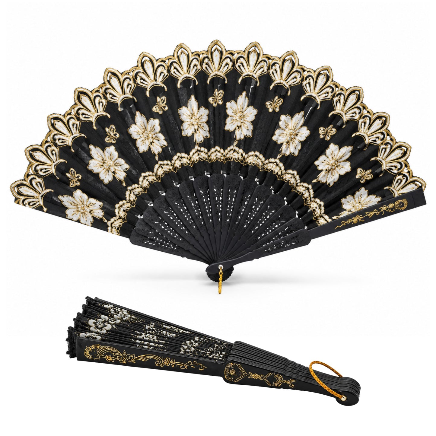 Lace Hand Fan for Women Wedding & Party Use