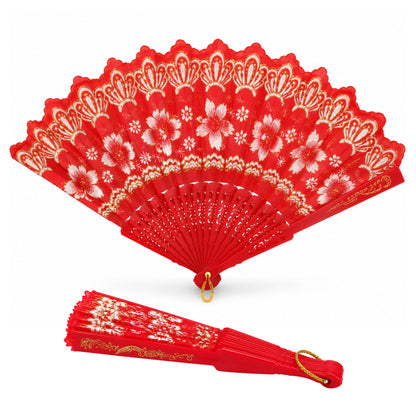 Decorative Lace Fan for Weddings and Festivals