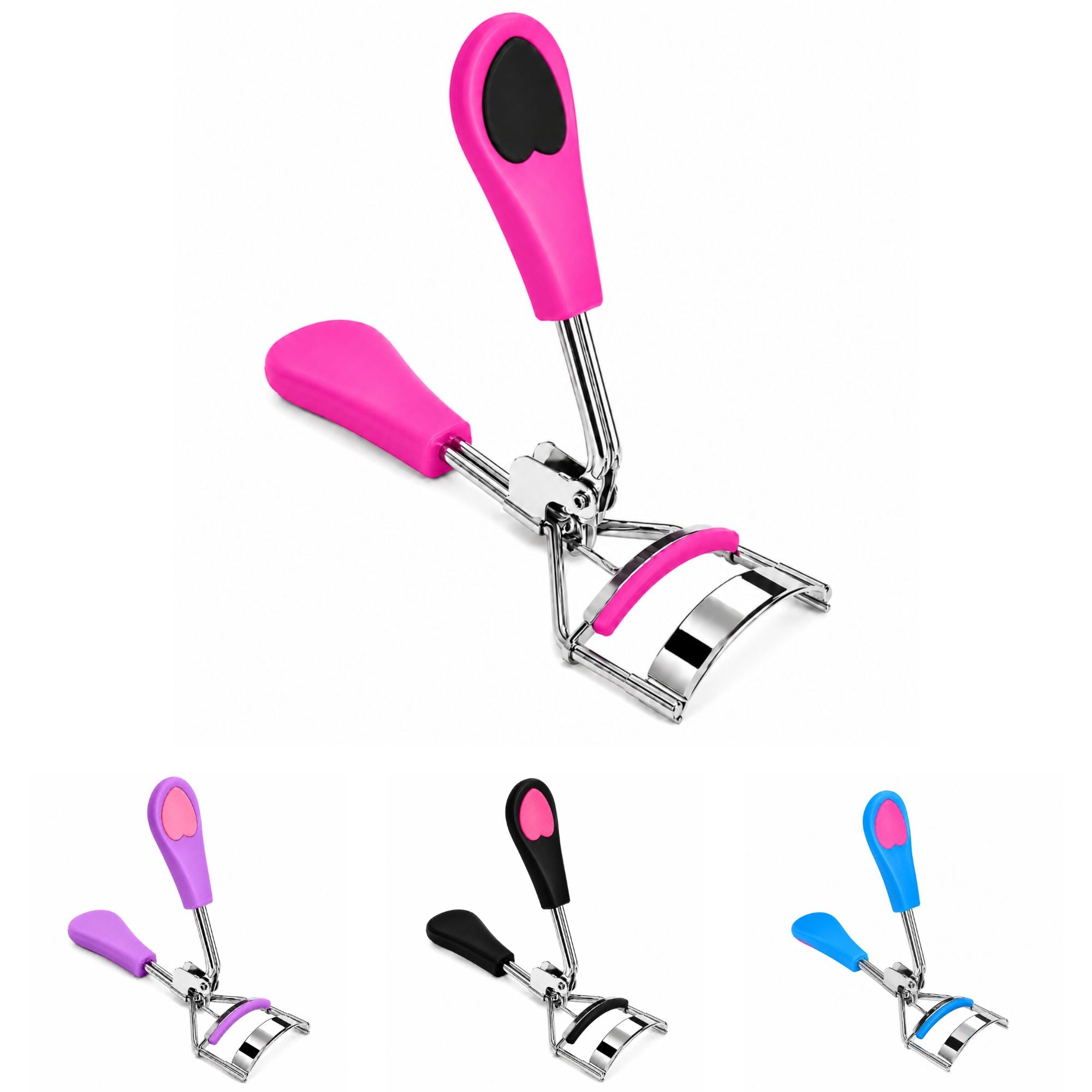Professional Stainless Steel Eyelash Curler for Long-Lasting Curls