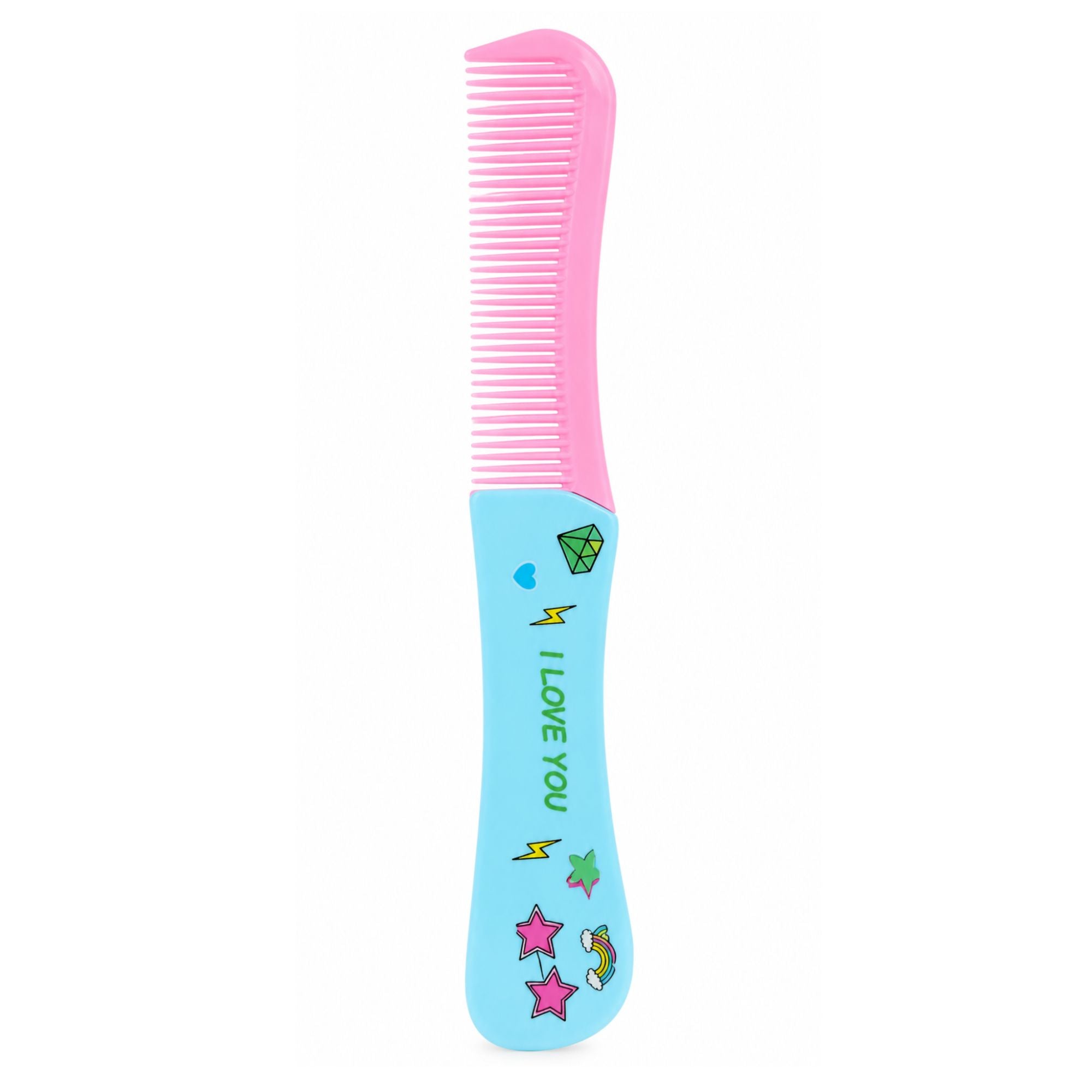 Cute Wide Tooth Detangling Hair Comb for All Hair Types