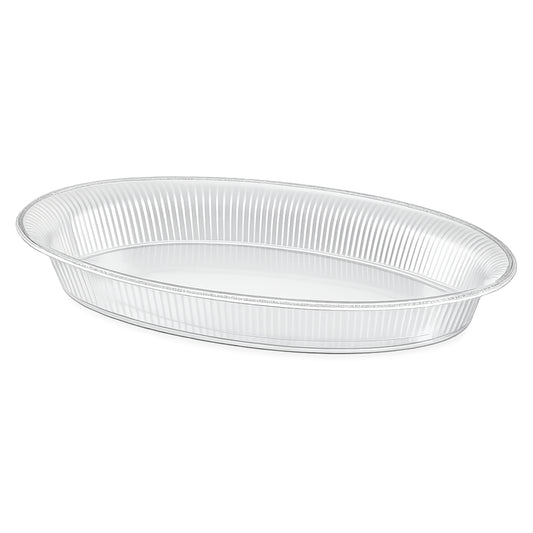 11x16 Clear Oval Plastic Bowl for Parties