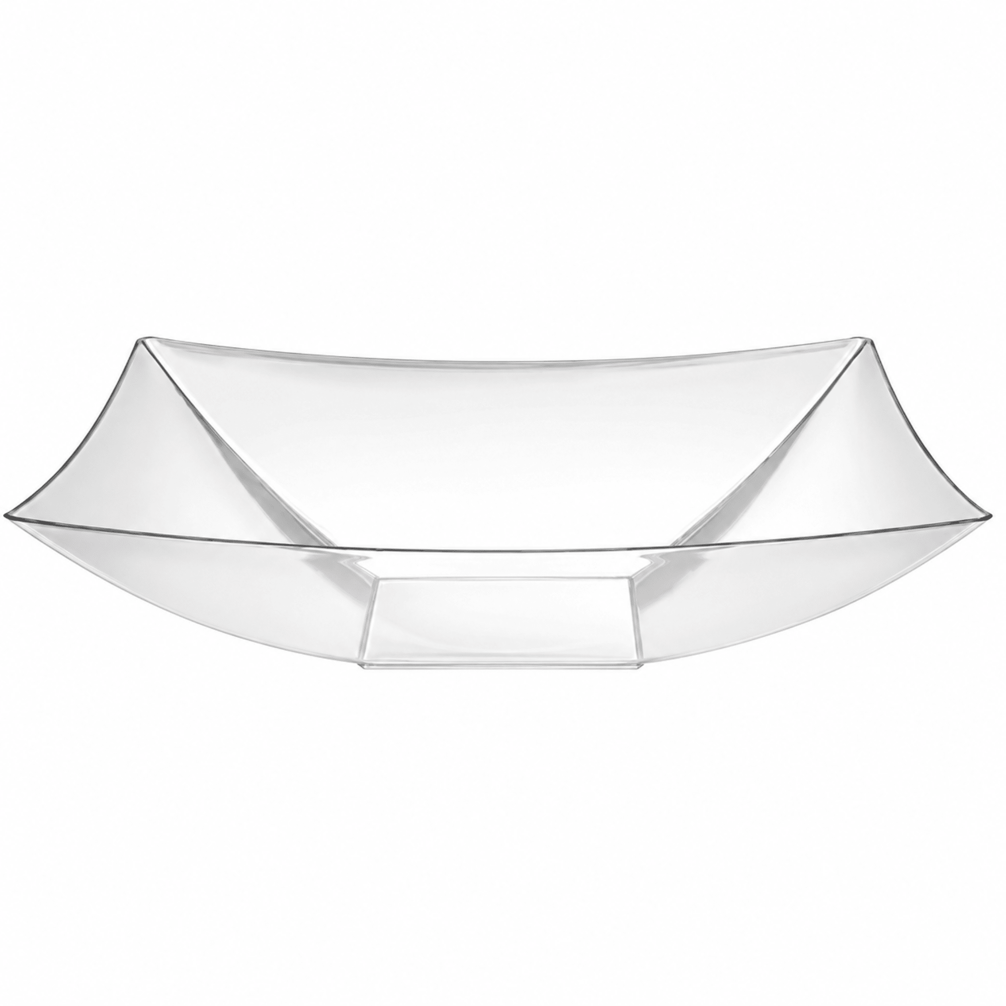 64oz Clear Rectangular Serving Bowl