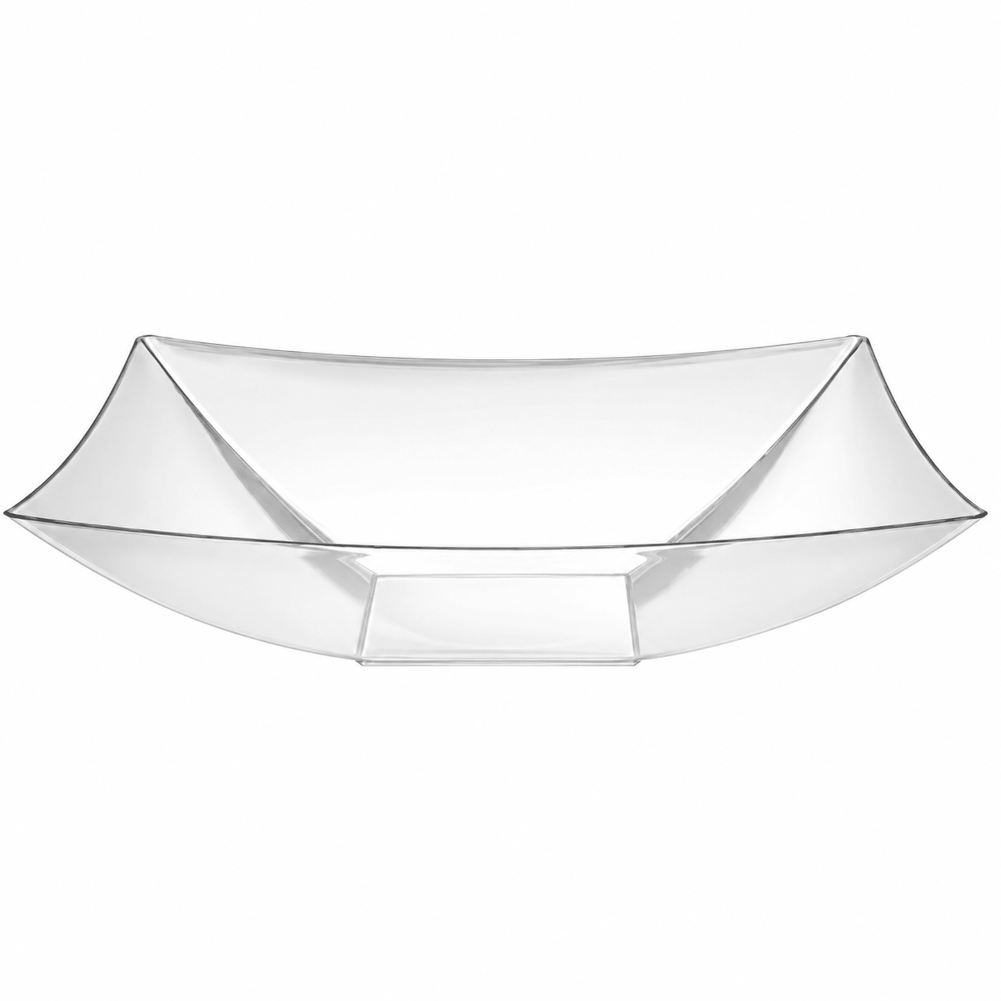 64oz Clear Rectangular Serving Bowl