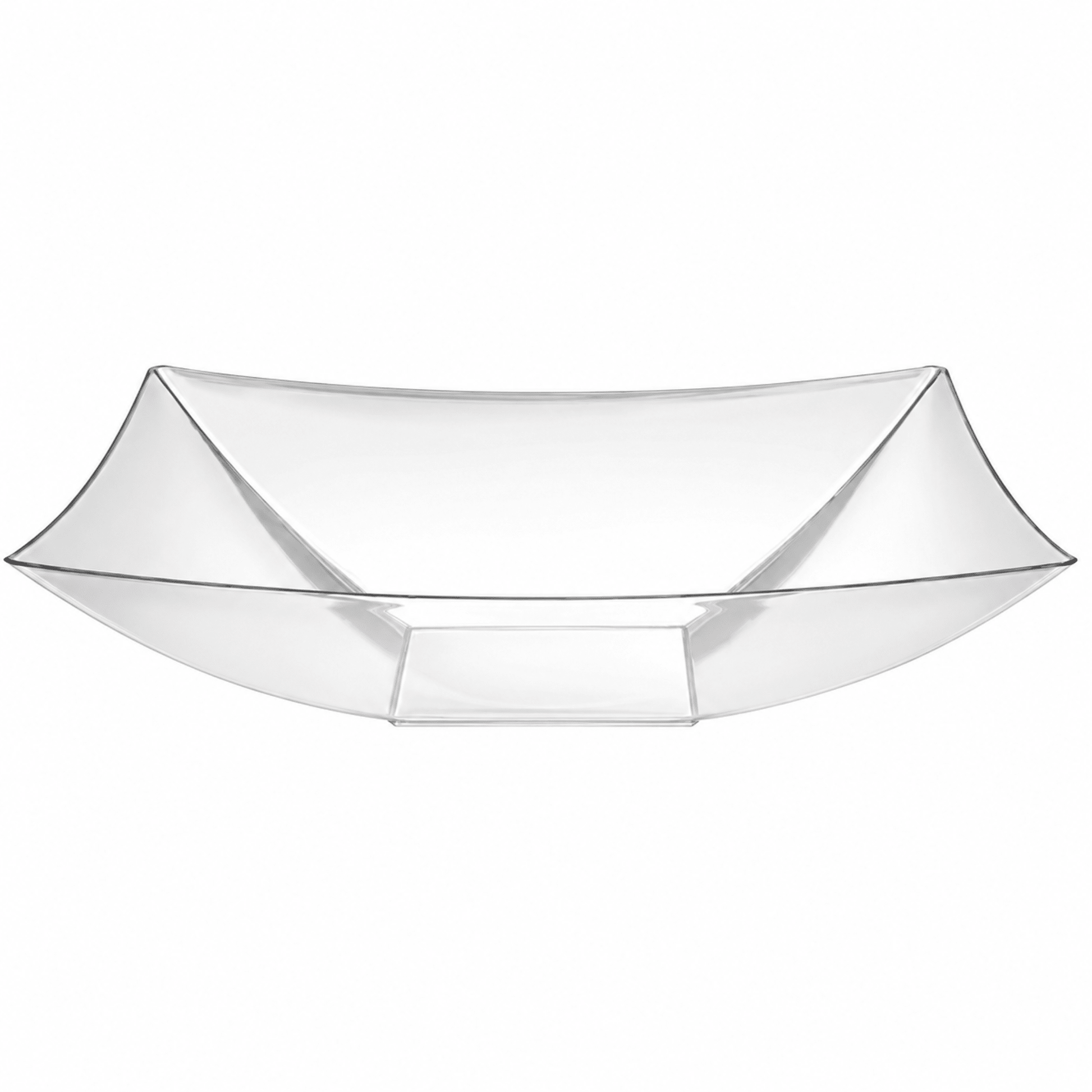 64oz Clear Rectangular Serving Bowl