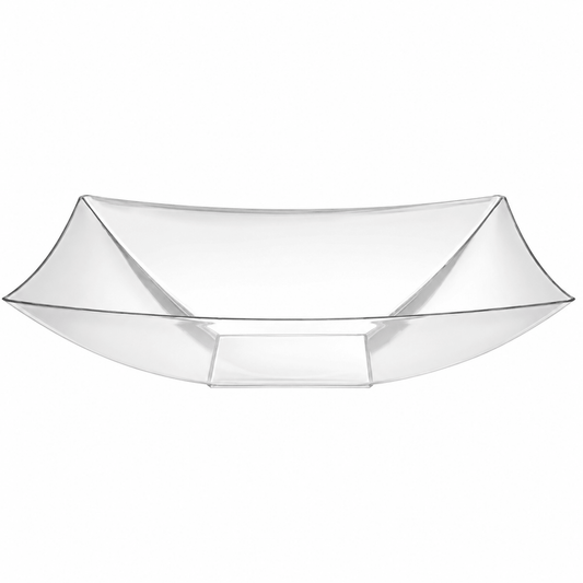 64oz Clear Rectangular Serving Bowl