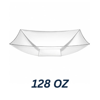 Rectangular Clear Food Bowl for Catering